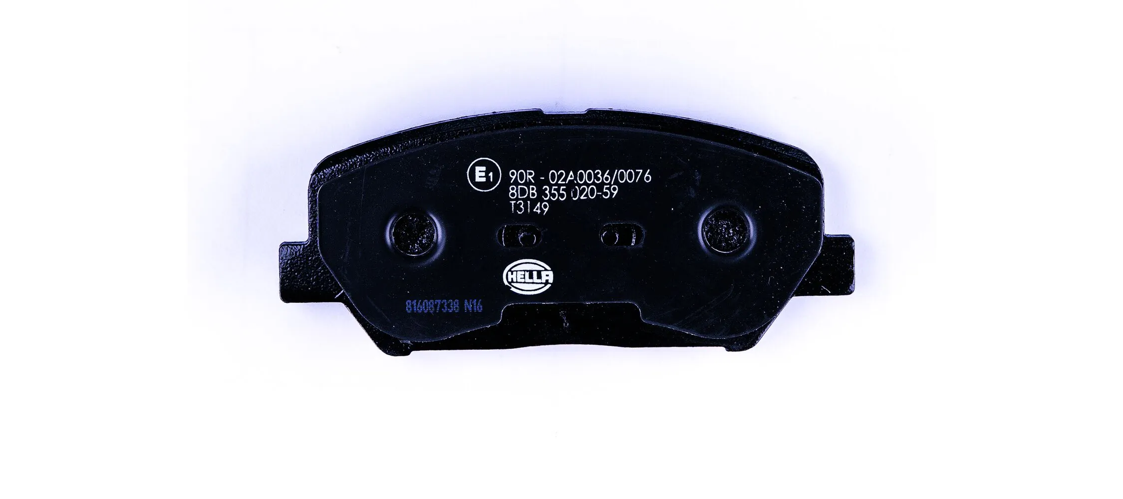 8DB355020591 HELLA Pastillas delanteras