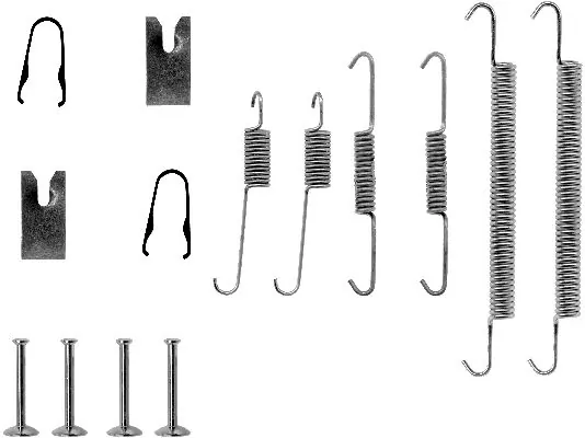 Comprar Kit de montaje de zapatas de freno traseras Toyota Avensis T22 a bajo precio