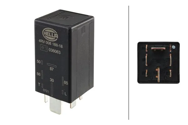 Relé de bujía de precalentamiento HELLA 4RV008188181 precio, desde 39,11 EUR