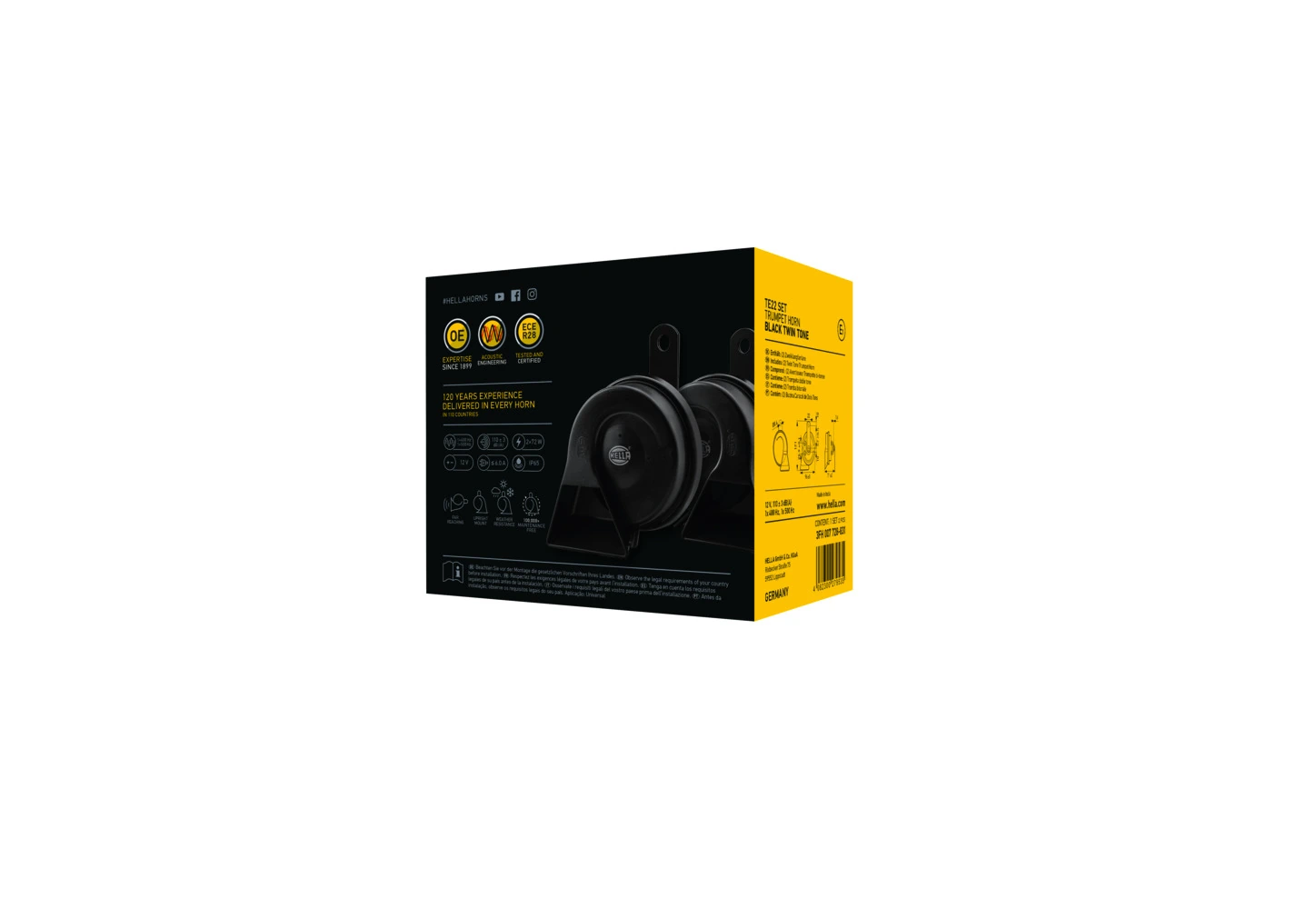 Claxon 3FH007728831 HELLA