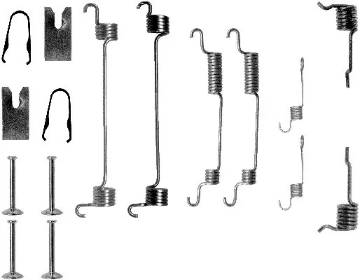 Kit de montaje de zapatas de freno traseras Rover 25 hatchback (RF) (2000 - 2005) precio, desde 9,76 EUR