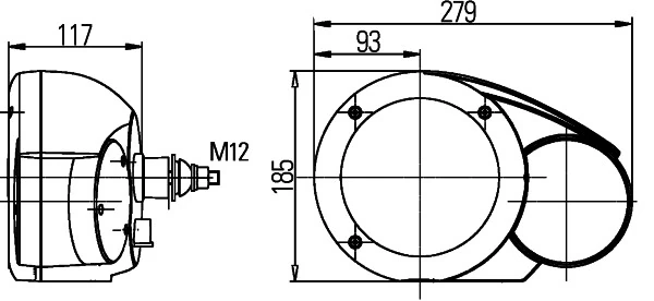 1E3996160637 HELLA Faros
