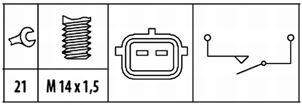 Sensor de marcha atrás 3761076G10 Subaru