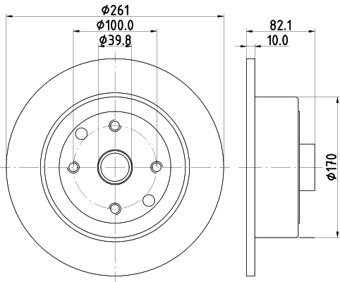 Disco de freno trasero Opel 90250703 precio, desde 48,27 EUR