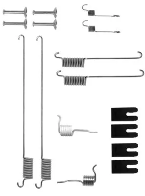 Juego de montaje, zapatas de freno traseras Land Rover Freelander I (L314)