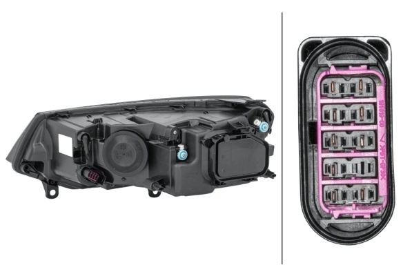 Luz derecha para Volkswagen Touareg II 7P5, 7P6