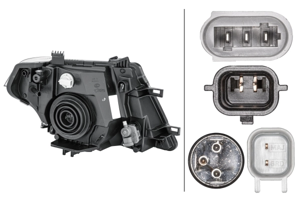 Faro izquierdo Nissan Navara D40