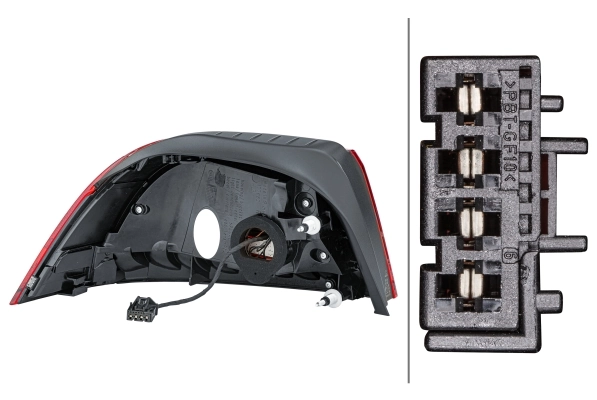 2SD010697121 HELLA Piloto trasero exterior derecho