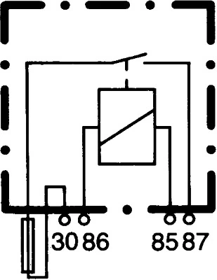 4RA003530001 HELLA Relé del aire acondicionado