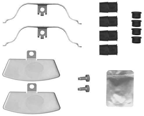 Juego de resortes de sujeción de pastillas de freno delanteras Audi A7 Sportback liftback (4GA, 4GF) (2010 - 2018) precio, desde 19,22 EUR