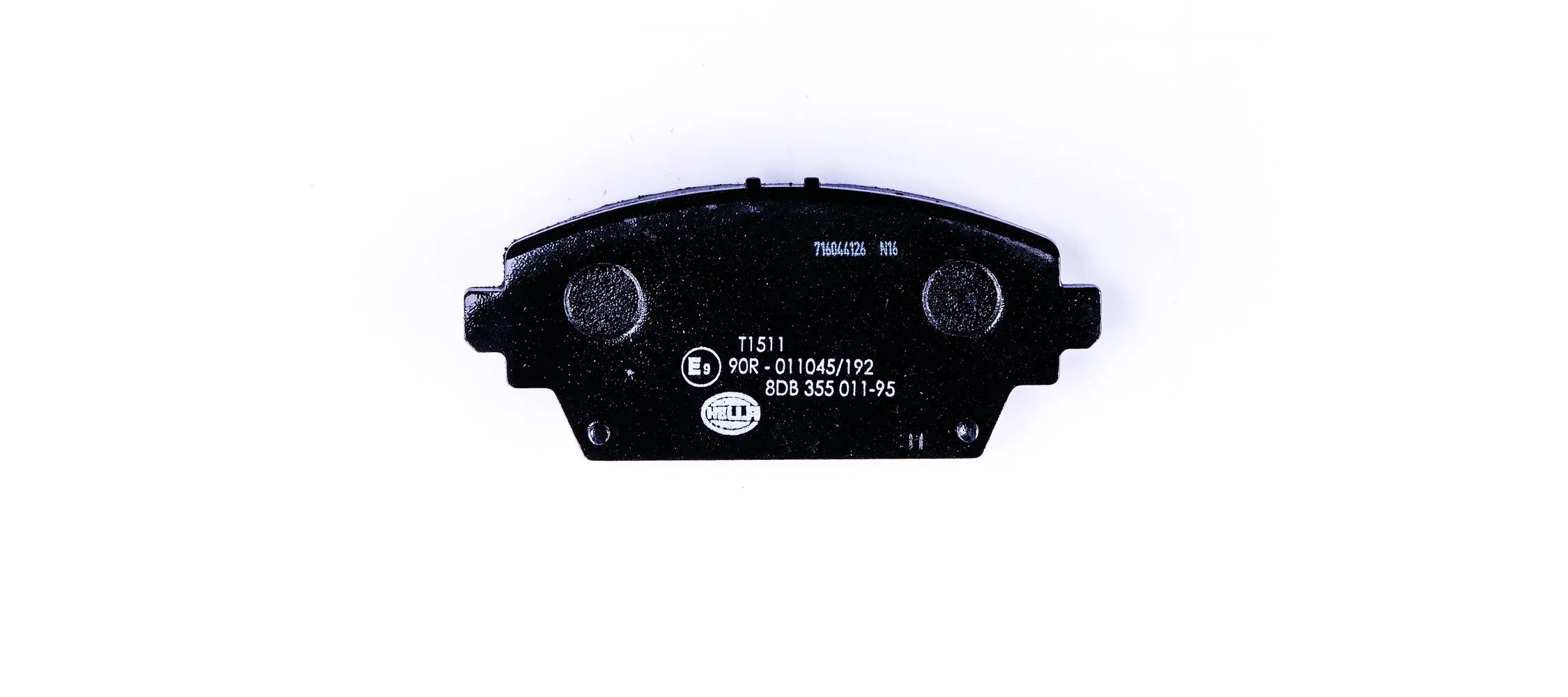 8DB355011951 HELLA Pastillas delanteras
