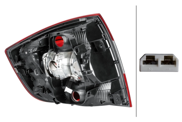Piloto trasero derecho para Skoda Rapid  NH3, NK3, NK6