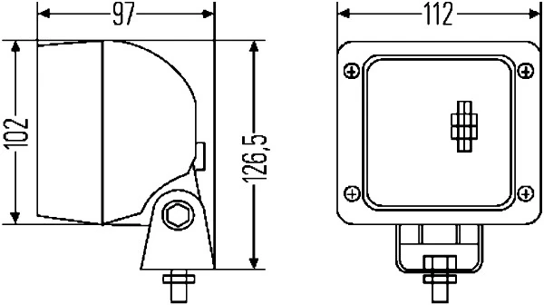 1GA007506001 HELLA Faro izquierdo/derecho