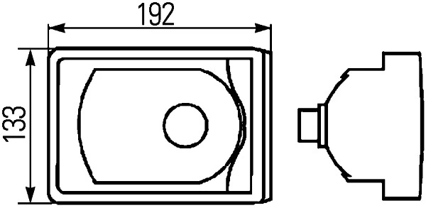 2SB008805027 HELLA Piloto trasero derecho