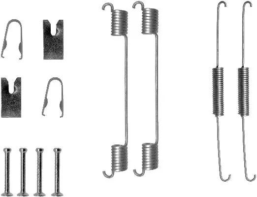 Comprar Kit de montaje de zapatas de freno traseras Fiat Palio  178DX a bajo precio