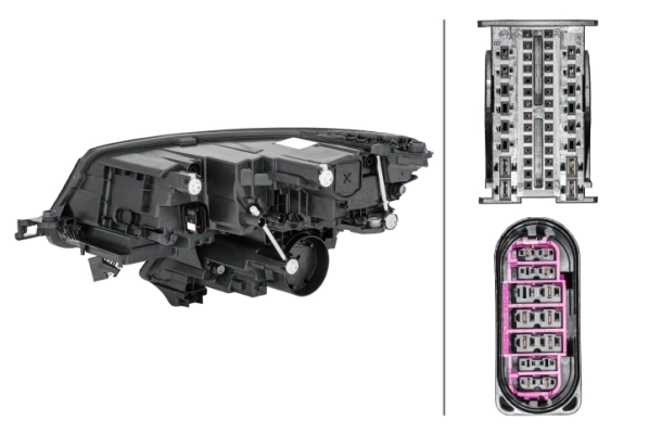 Luz derecha para Skoda Kodiaq I NS6, NS7, NV7