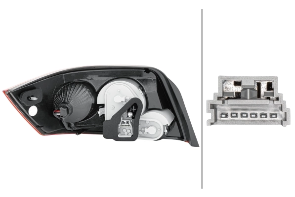 Piloto trasero derecho para Renault Megane II EM0, EM1