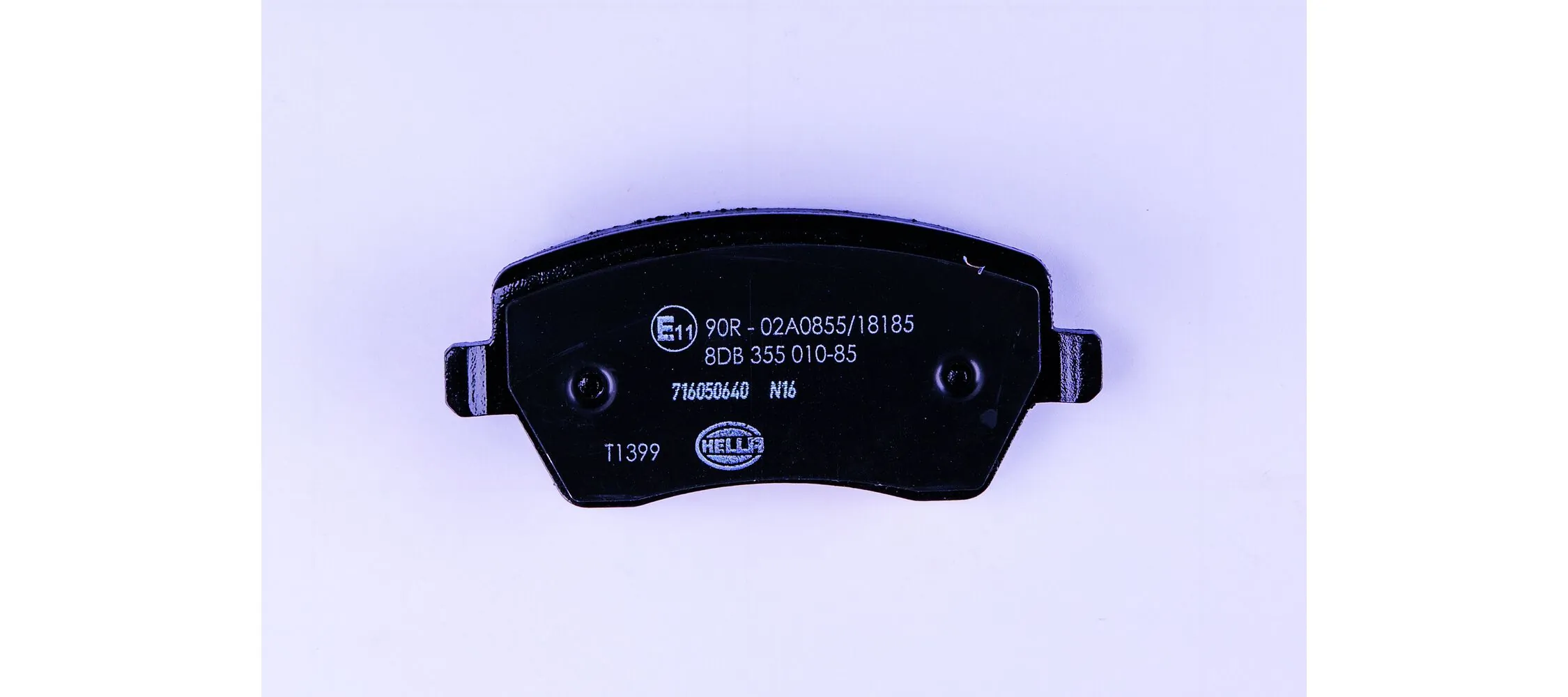 8DB355010851 HELLA Pastillas delanteras