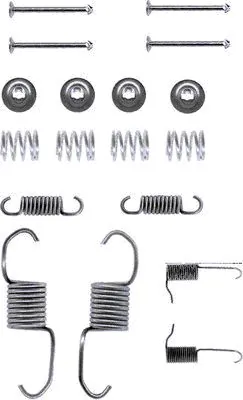 Juego de montaje, zapatas de freno traseras Mitsubishi L 200 (K4T)