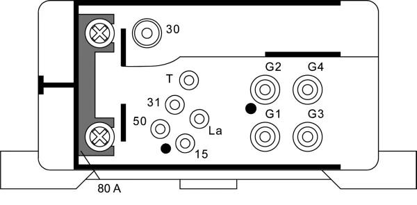 Relé de bujías incandescentes para Mercedes 100  631