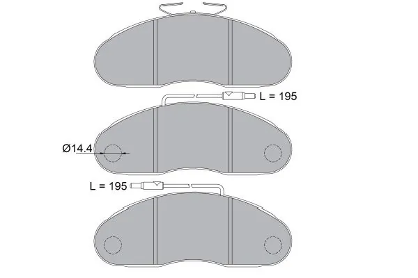 Pastillas freno delanteras Mercedes 100 bus (631) (1988 - 1996) precio, desde 37,16 EUR