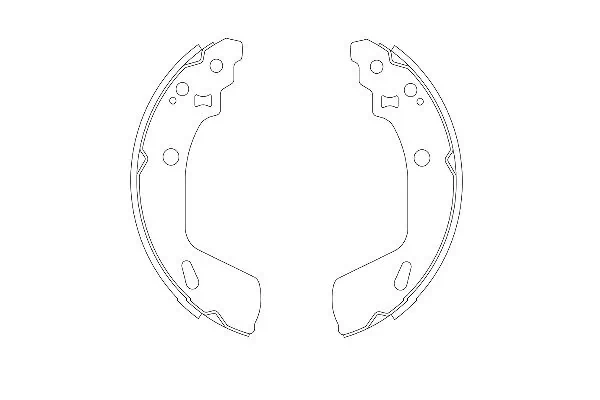 Zapatas de freno 5320068L01 Subaru