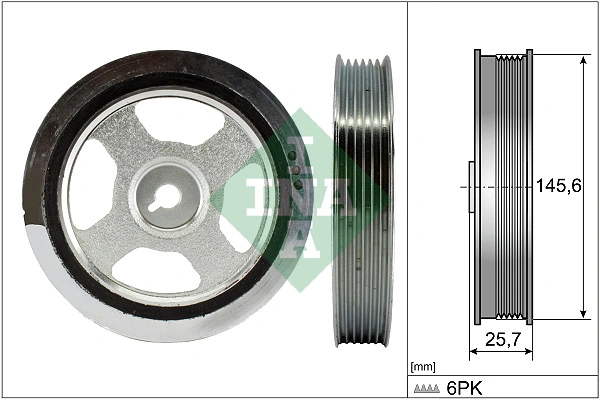 Polea dámper para Hyundai Accent  (SB)