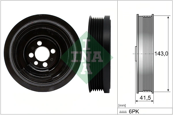 Polea de cigüeñal Audi 80 