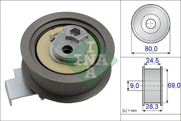 Precio del repuesto Rodillo tensor cadena A4 descapotable