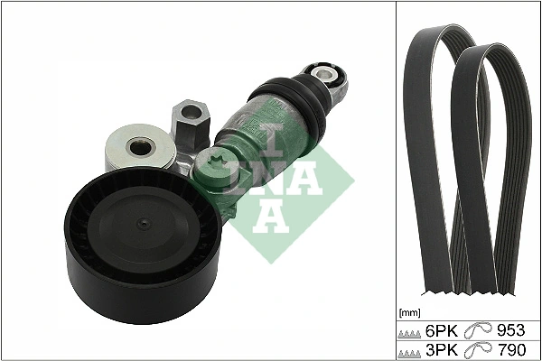 Correa de transmisión, completo para Mazda 2 III DL, DJ