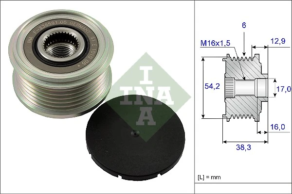 ZN5453 ERA Benelux Rueda libre alternador 