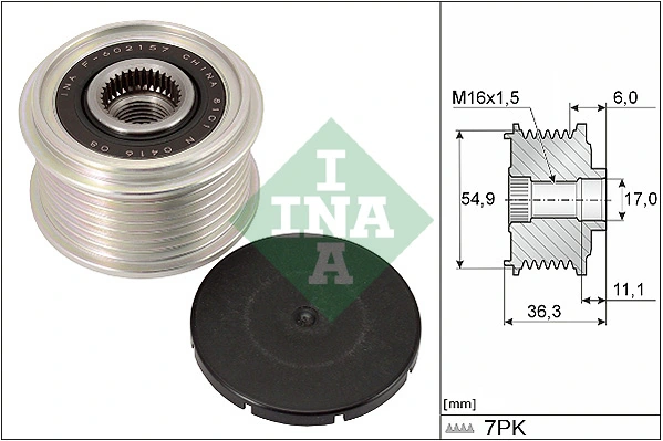 Comprar Polea del alternador Nissan Navara  D23, D23T a bajo precio
