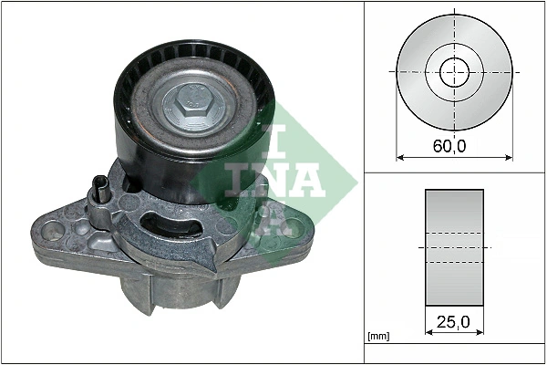 Tensor de la correa trapecial poli v Renault Clio  (LB0, LB1, LB2)