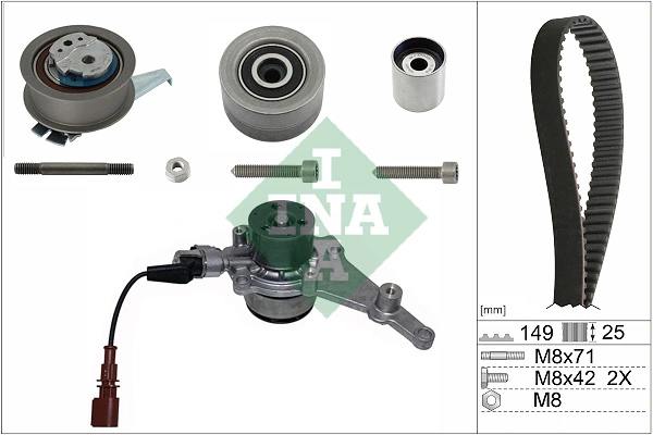Kit de distribución 193911 Febi