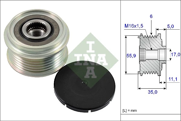 Comprar Polea del alternador Audi Q7  4LB a bajo precio