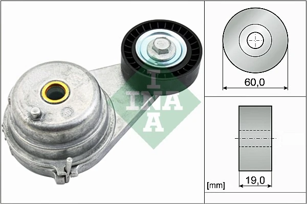 Tensor de la correa trapecial poli v Smart FORTWO  (451)