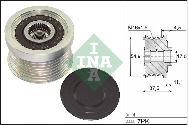 Comprar Polea del alternador Mitsubishi Canter VIII FB7, FB8, FE7, FE8 a bajo precio