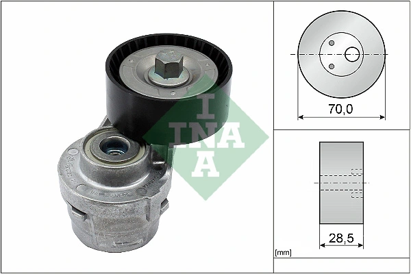 Tensor de la correa trapecial poli v para Iveco Daily III ()