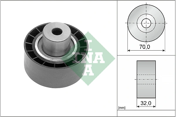 Rodillo intermedio de correa dentada Rover 75  (RJ)
