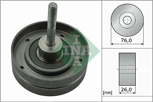 Polea guía correa poli V Volvo V70 I (1997-2000)