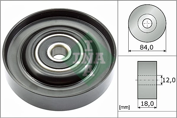 Comprar Polea tensora auxiliar de la correa poly V Nissan Micra K12 a bajo precio