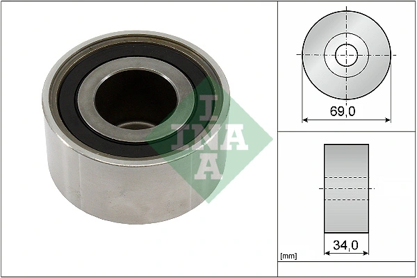 Rodillo intermedio de correa dentada Land Rover Discovery IV (L319)