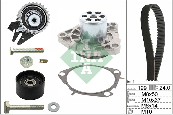 Kit de distribución para Fiat 500 334