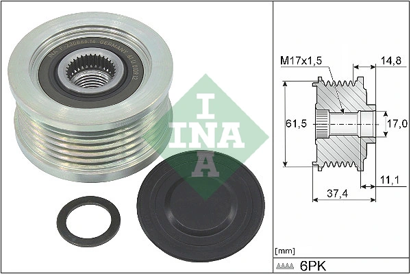 Polea rueda libre ERA Benelux ZN5379 precio, desde 61,94 EUR
