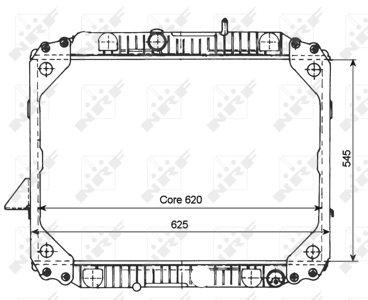 Radiador 503475 NRF