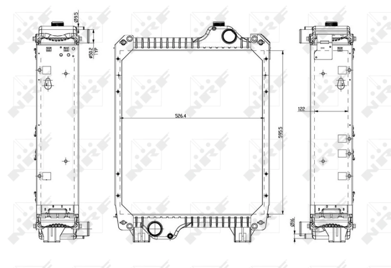 Radiador 54079 NRF