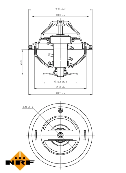 Termostato 725063 NRF