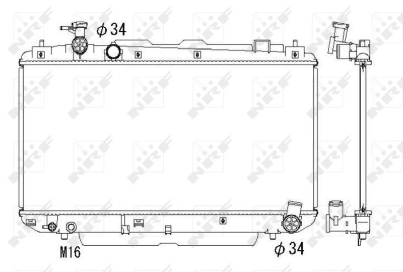 Comprar 53324 NRF Radiador de auto
