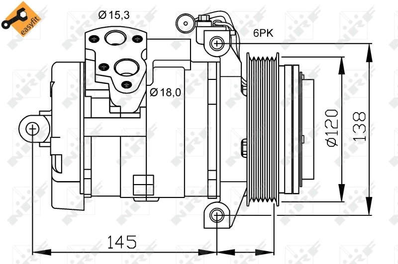 Comprar 5065KS2 Polcar Compresor de aire acondicionado coche
