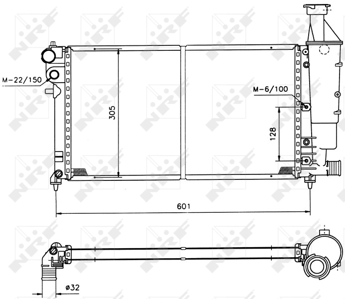 Comprar 50421 NRF Radiador de auto